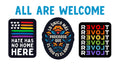 All Are Welcome 3" Sticker Pack