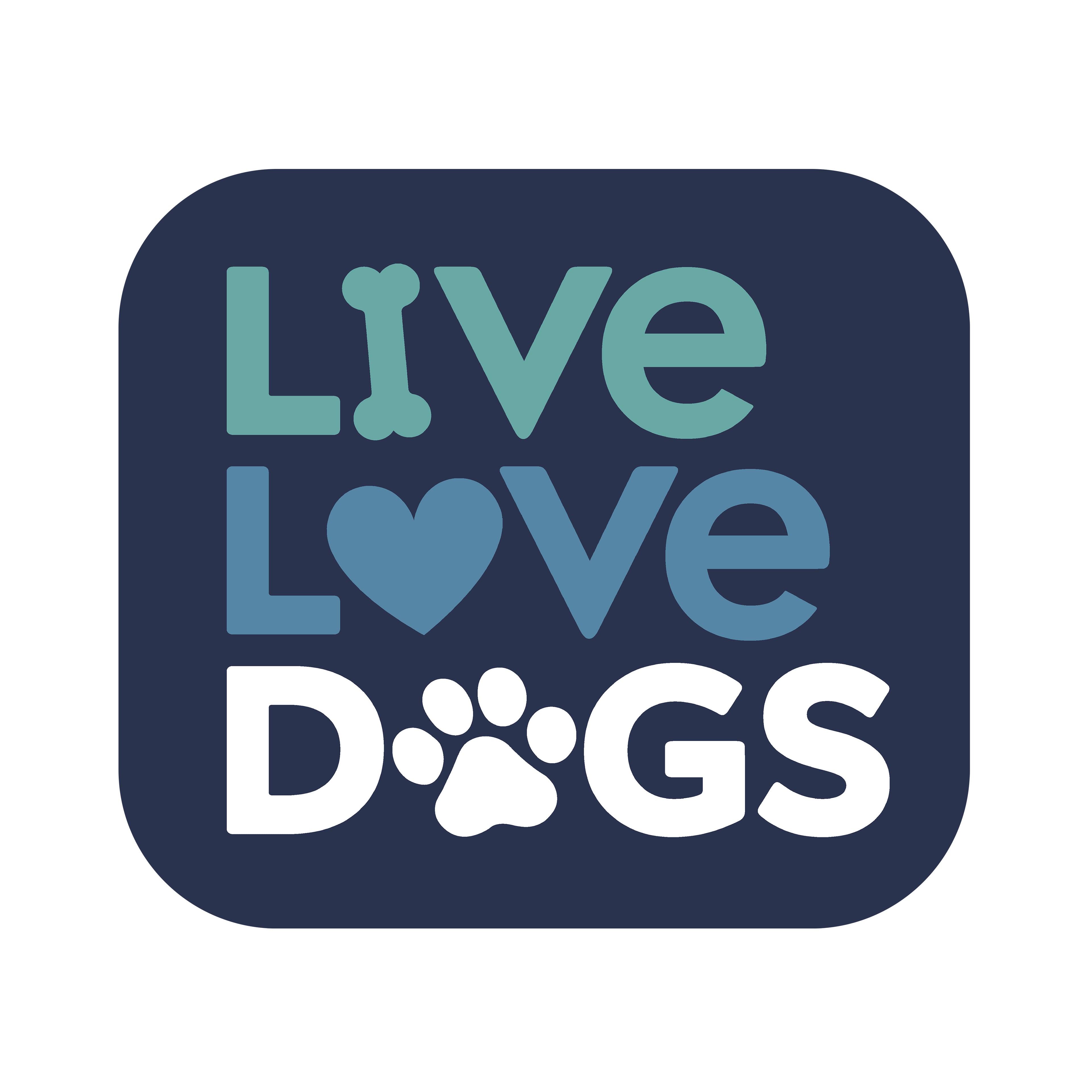 Live Love Dogs 3" Vinyl Sticker