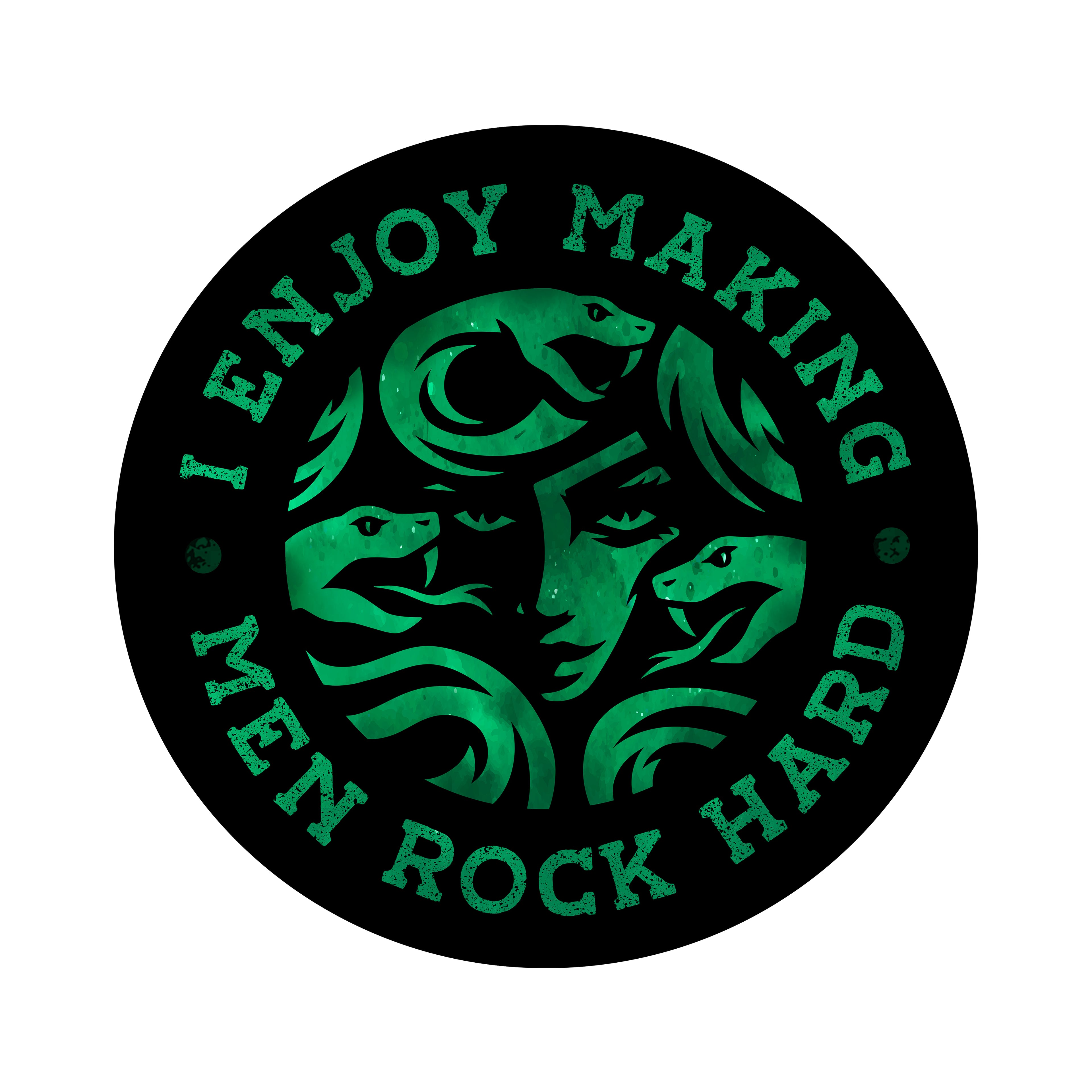 Enjoy Making Men Rock Hard Medusa 3" Vinyl Sticker