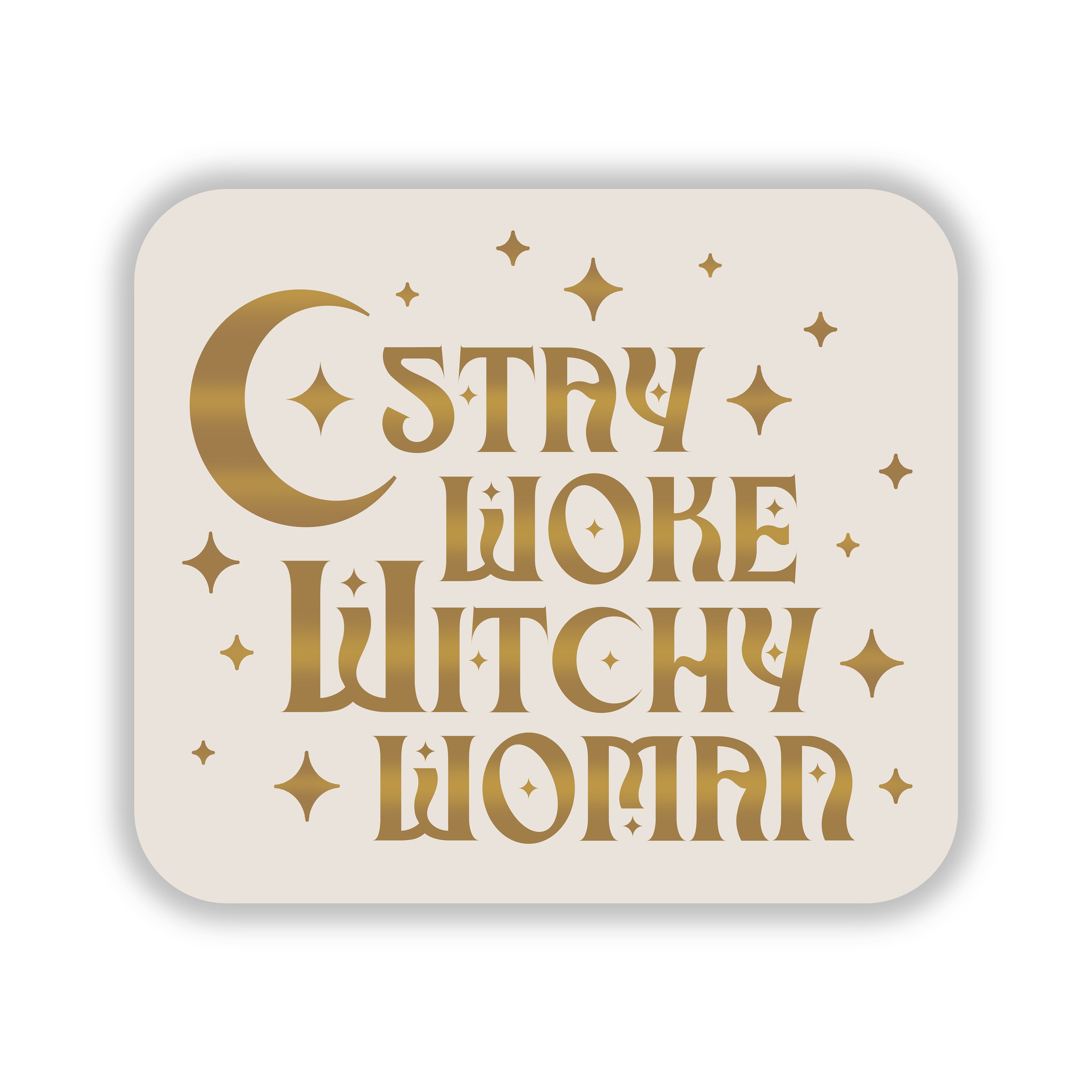 Stay Woke Witchy Woman 3" Vinyl Sticker