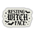 Resting Witch Face 3" Vinyl Sticker
