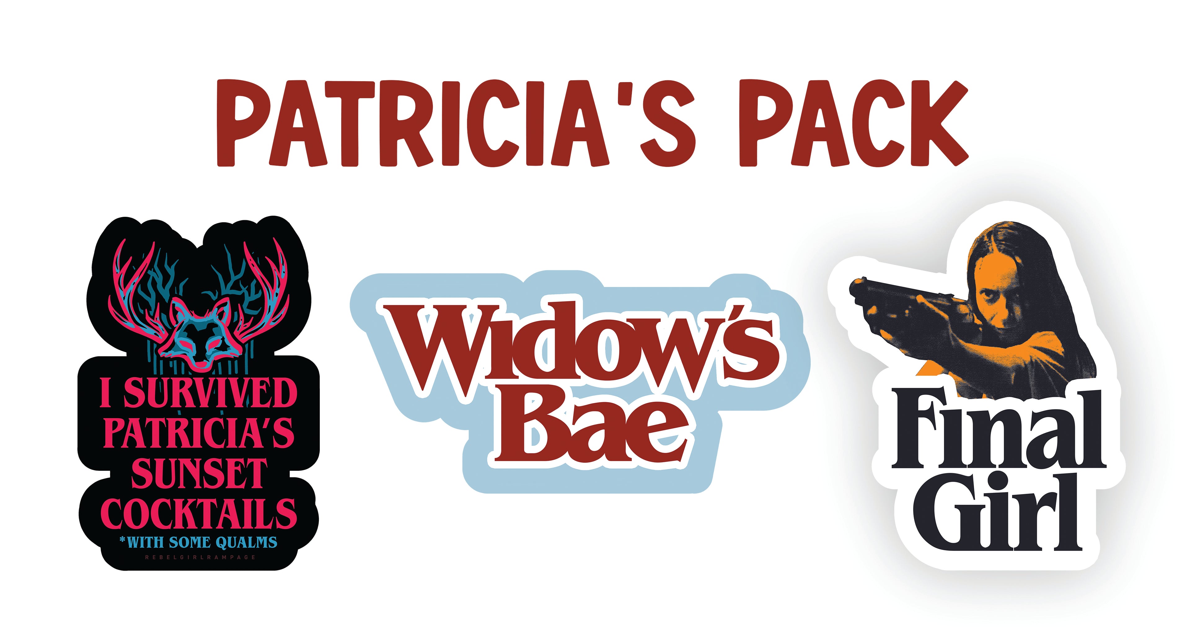 Patricia's Pack 3" Vinyl Stickers