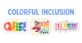 Colorful Inclusion Sticker Pack