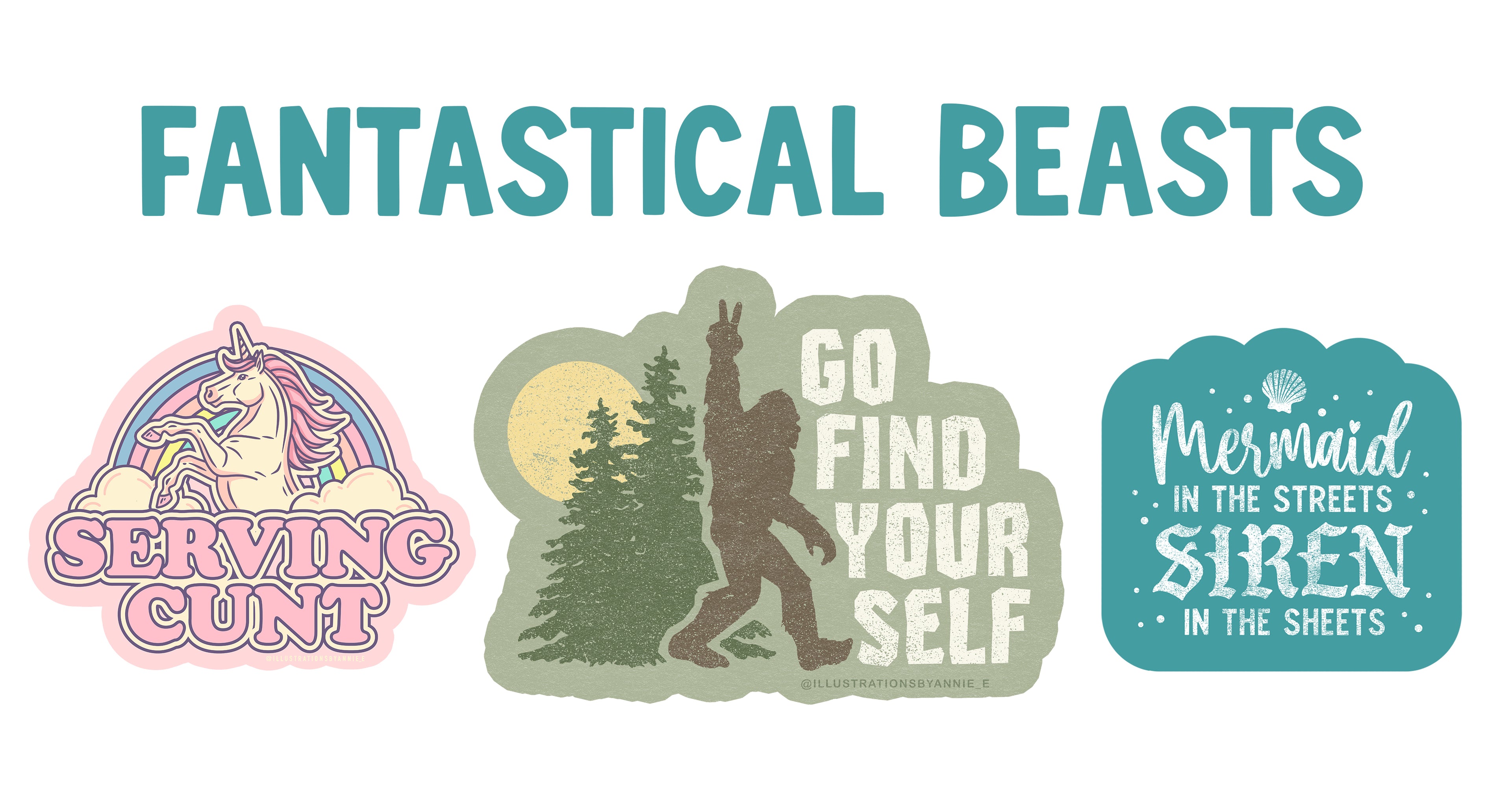 Fantastical Beasts Sticker Pack