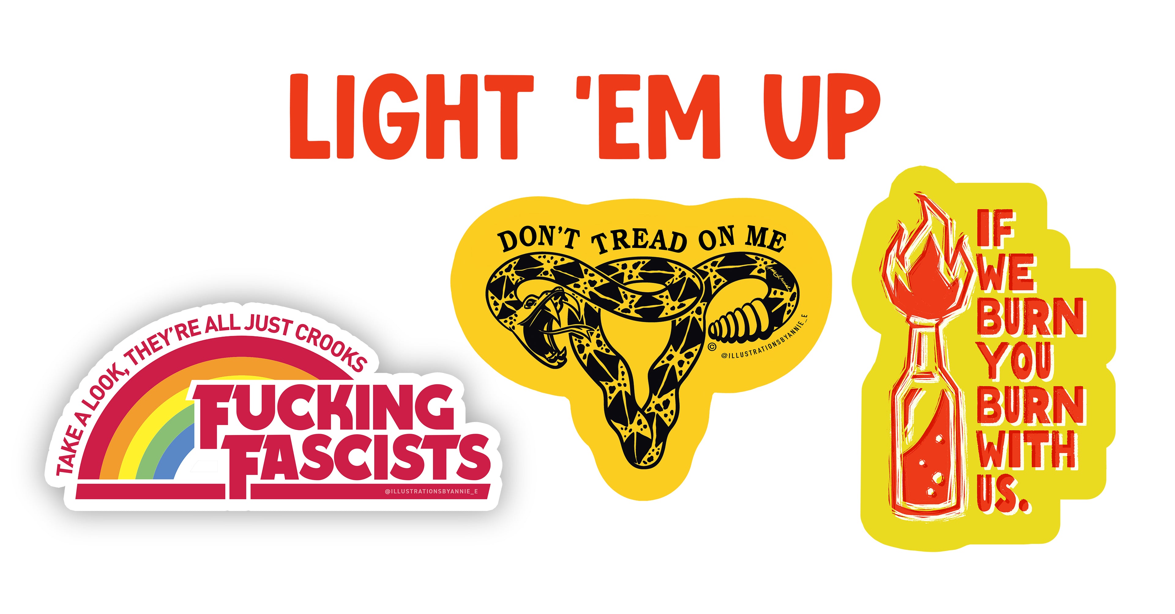 Light Em Up Sticker Pack