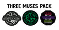 Three Muses Sticker Pack