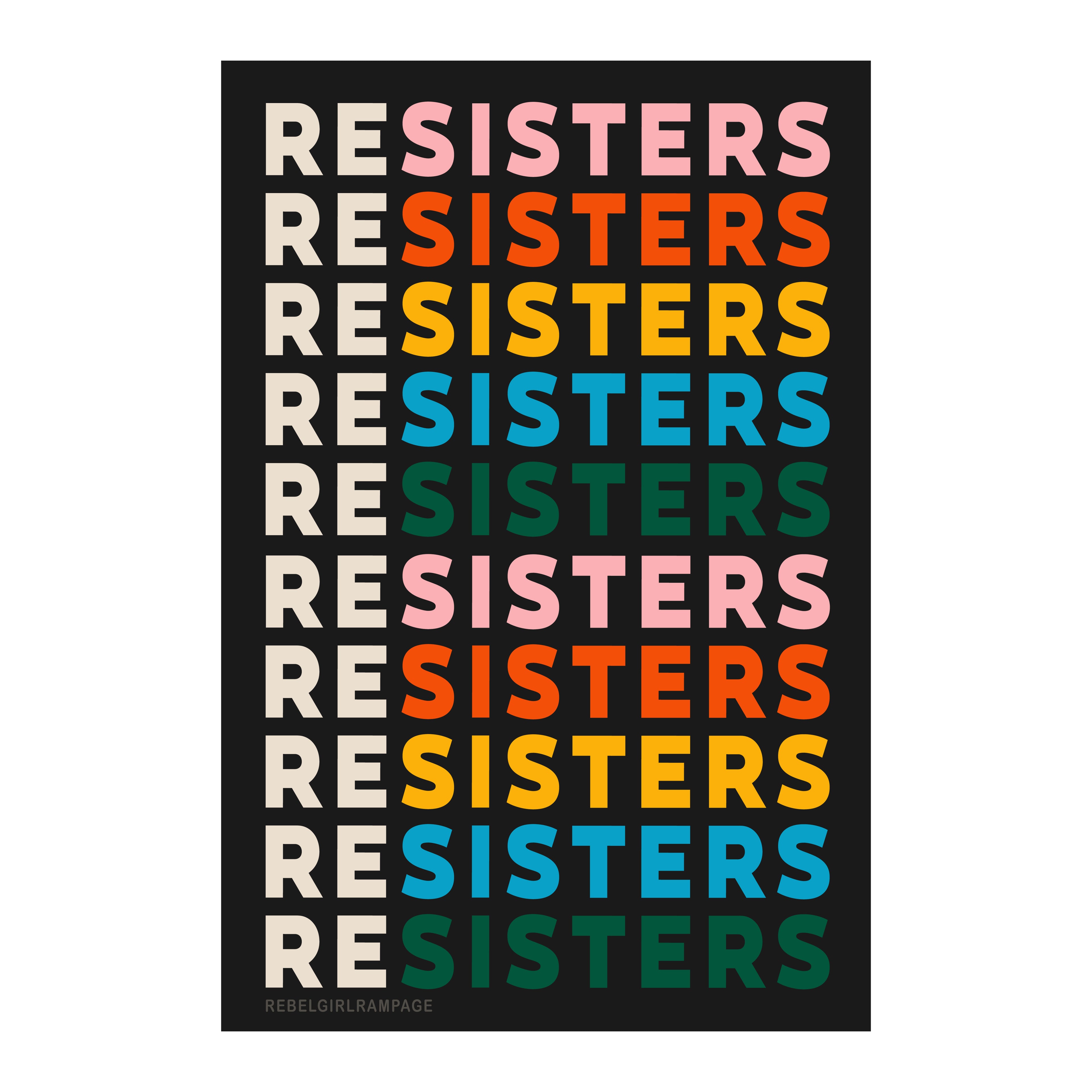 reSISTERS 3" Sticker