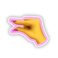 Teeny Tiny Emoji Hand 2.5" Sticker