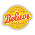 Believe Eggo Stranger Things 3" Sticker