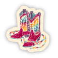Rainbow Boots 3' Vinyl Sticker
