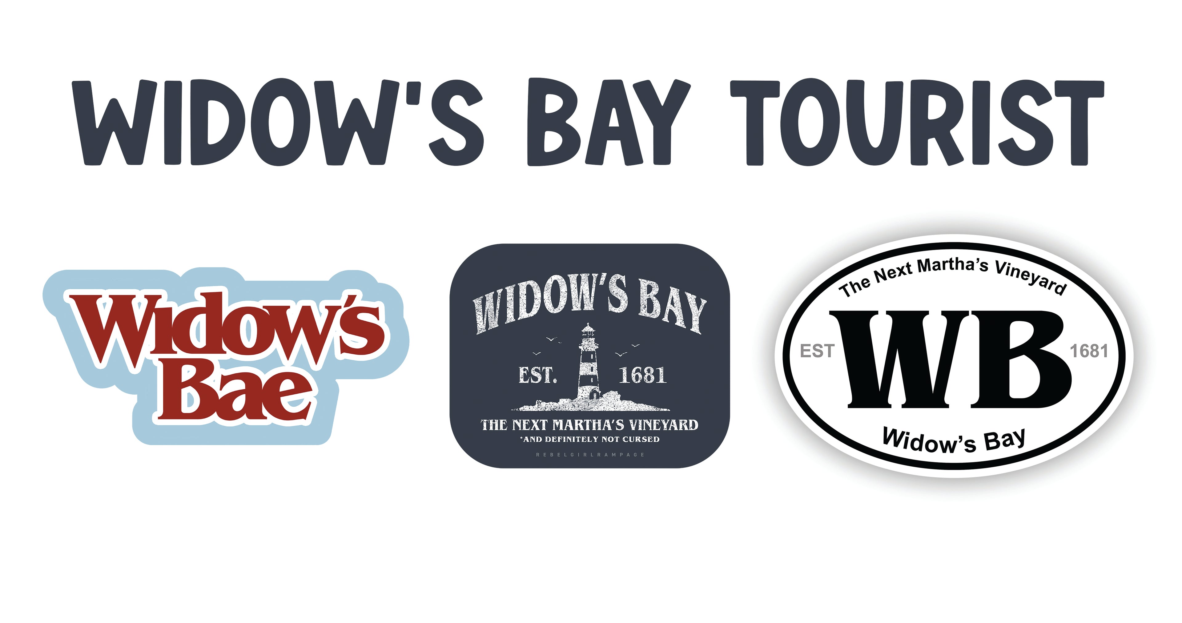 Widow's Bay Tourist Sticker Pack