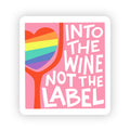 Into the Wine Pride Heart 3" Vinyl Sticker