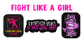 Fight Like A Girl 3" Vinyl Sticker Pack